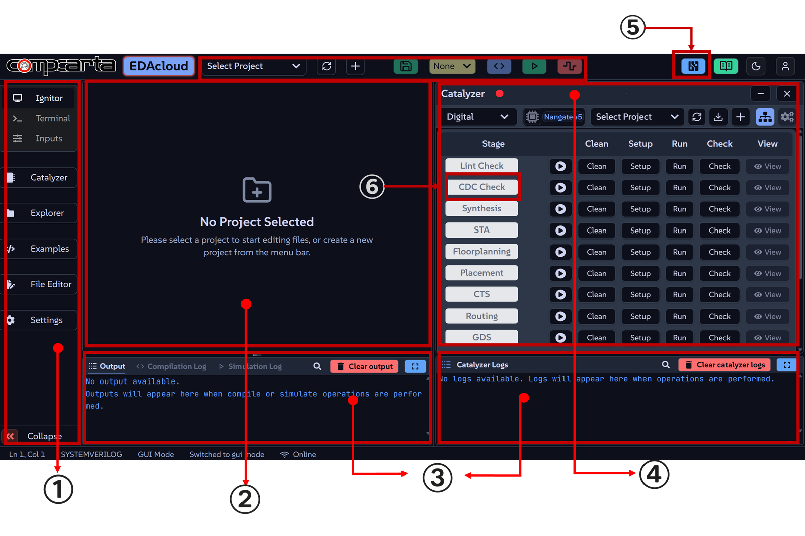 User Interface Overview | EDAcloud Knowledge Center